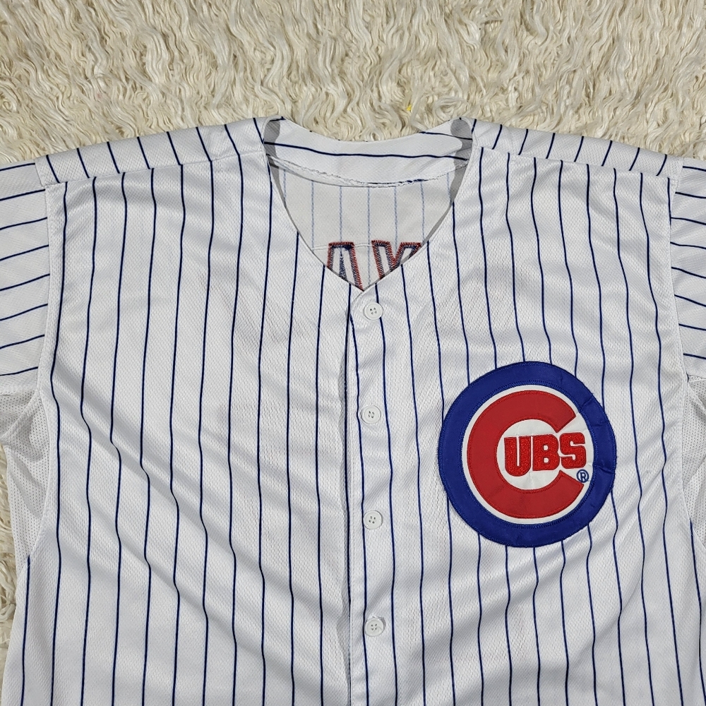 Chicago Cubs Majestic Jersey Kris Bryant #17 Short Sleeve Size 44 - Picture 3 of 15